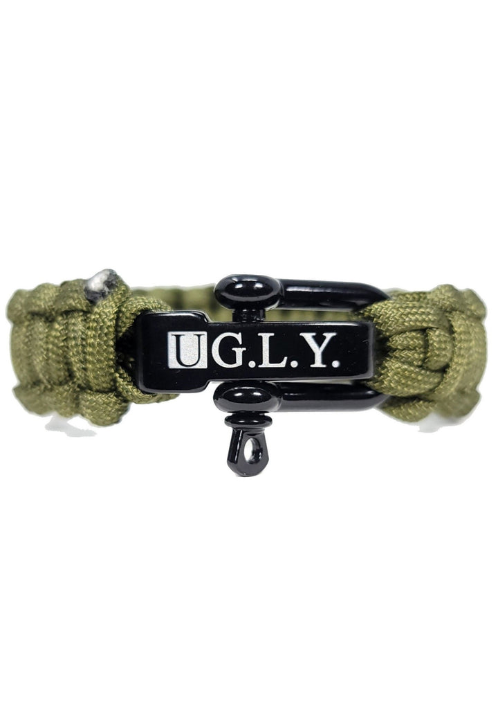 Military Green Survival Bracelet