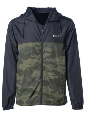 UG.L.Y. Black/Camo Windbreaker